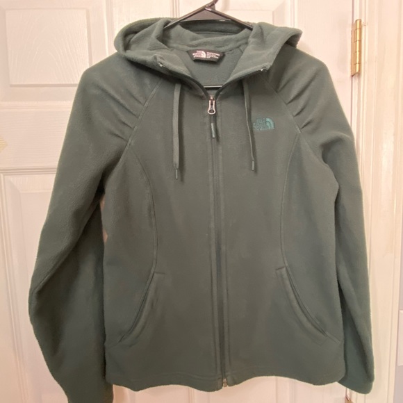 The North Face Jackets & Blazers - The North Face Womens Color Moss Green Zip Up Fleece Hoodie Small S/P